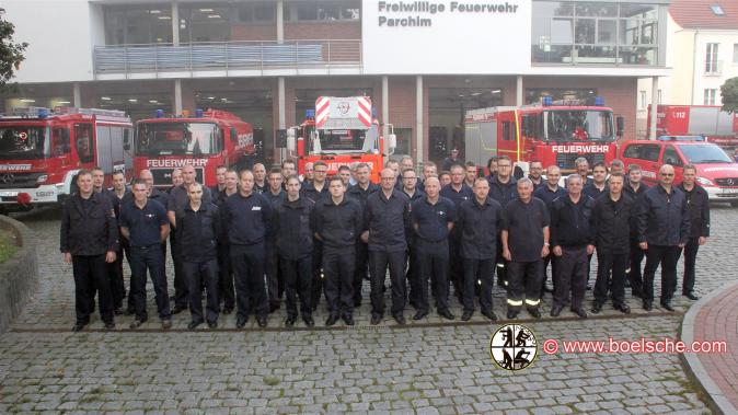 Einsatzabteilung der Parchimer Feuerwehr
