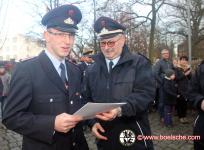 Ehrung eines Kameraden