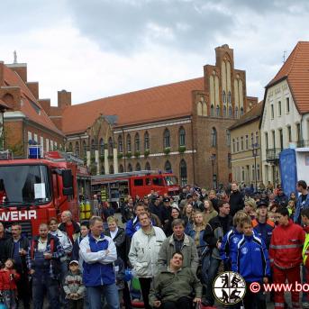 Bildimpression vom 110. Geburtstag der Parchimer Wehr