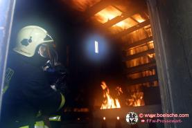 Einsatzfotos FFw Parchim - Brandsimulator