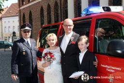 FFw Parchim - Hochzeit Enrico Bill und seine Ivonne am 1. August 2015