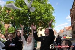 FFw Parchim - Hochzeit Enrico Bill und seine Ivonne am 1. August 2015