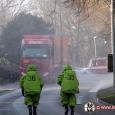 Bildimpressionen Gefahrgutunfall in Parchim