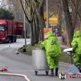 Bildimpressionen Gefahrgutunfall in Parchim