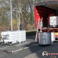 Bildimpressionen Gefahrgutunfall in Parchim