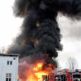 Einsatzfoto Brand Kohlenanzünderwerk 2012