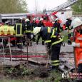 Einsatzfoto Brand Kohlenanzünderwerk 2012