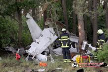 Einsatzfoto Flugzeugabsturz Pfingstmontag 2012