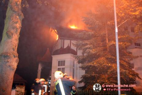 Einsatzfoto Brand Kinderheim 2008